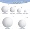 Mirror Wall Stickers Acrylic Mirror Setting Round Peel and Stick Circle Stick for Wall 3D Self Adhesive(48 Pcs,5.9 in, 4.7 in, 3.9 in, 3.1 in, 2.4 in, 1.2 in)